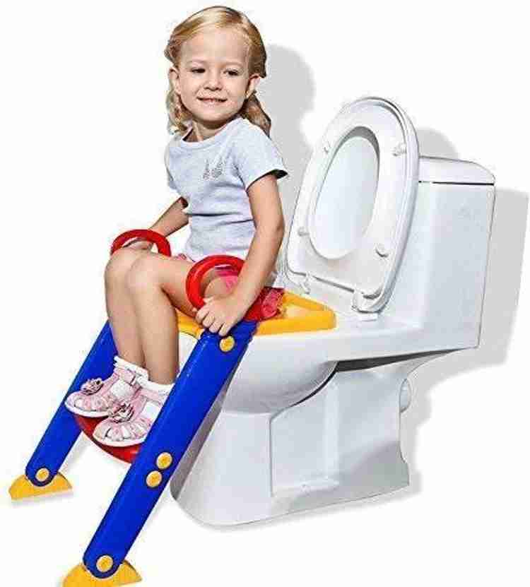 Potty training chair with ladder clearance