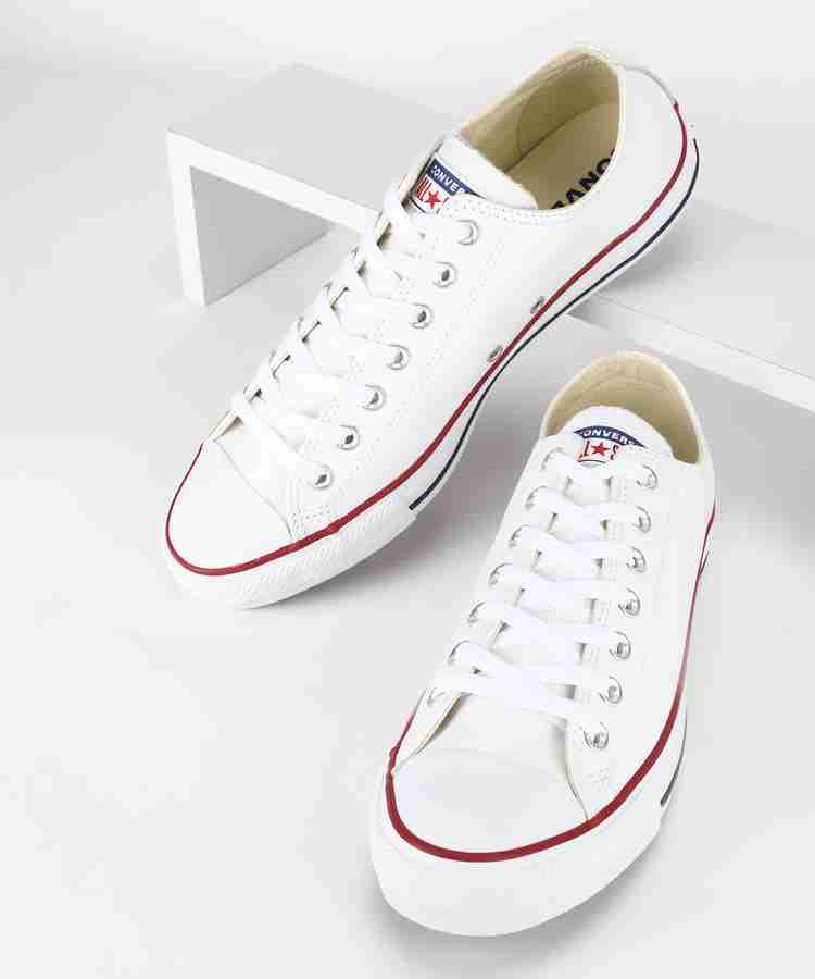 Mens converse leather white new arrivals
