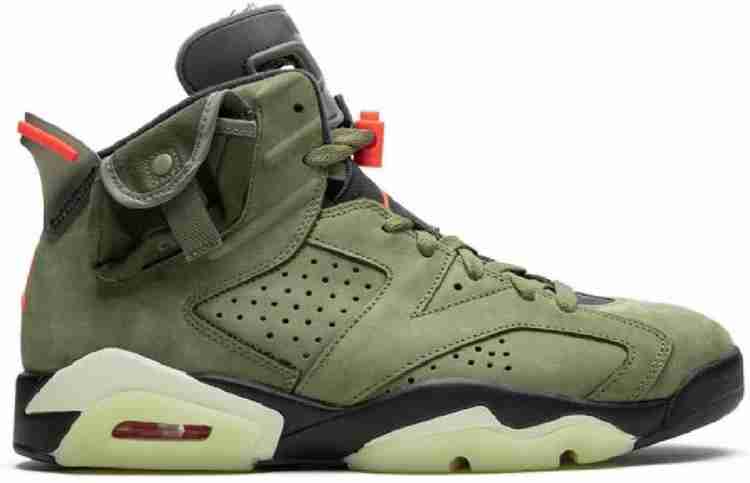 Jordan shoes olive store green