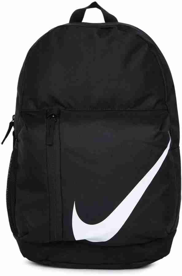 Nike unisex black brand shop logo backpack
