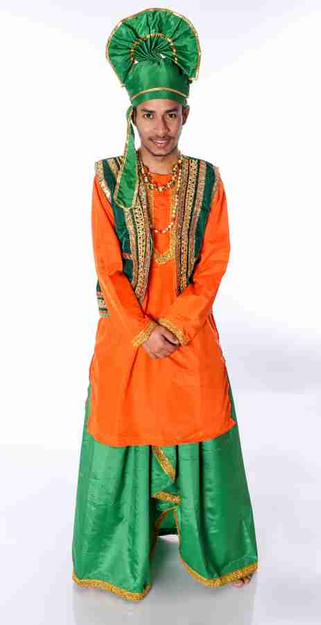 Bhangra dress for kids clearance
