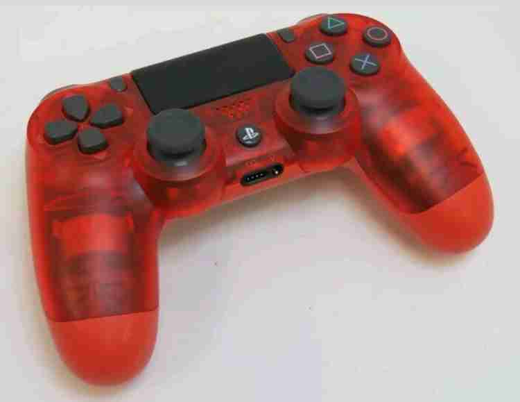 Ps4 controller sales transparent red