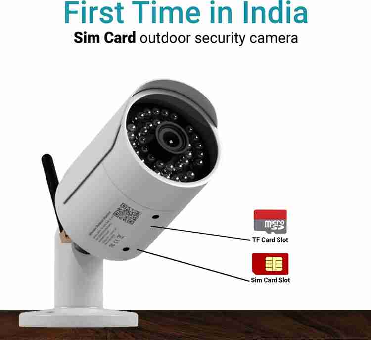Outdoor webcam store with sim card