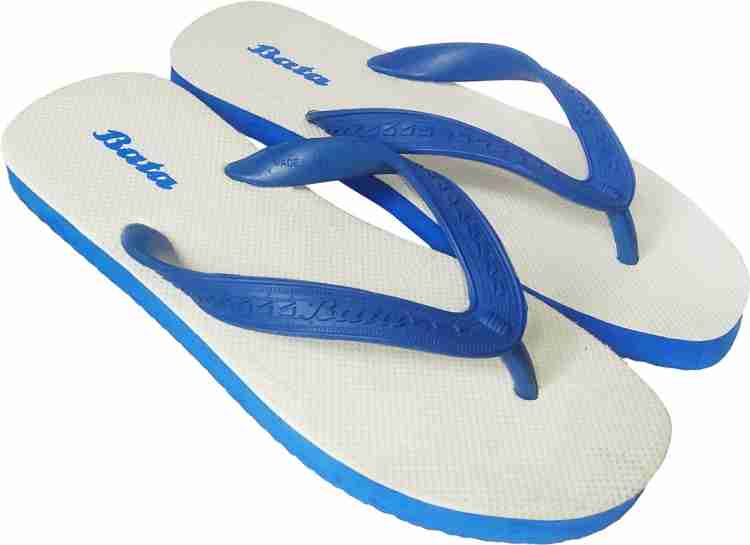 Bata hot sale white slippers