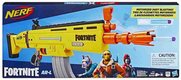 Nerf Fortnite AR L Dart Blaster Motorized Toy Blaster Flip Up