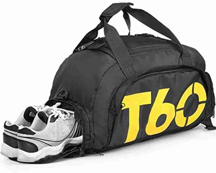 VISMIINTREND T60 Sports Black Duffel Without Wheels Yellow Price