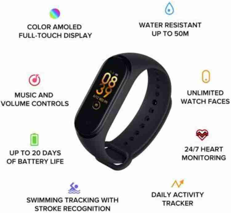 Windsales M4 WaterProof Smart Band Device Price in India Buy Windsales M4 WaterProof Smart Band Device online at Flipkart