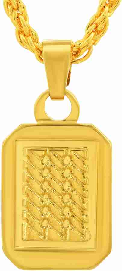 Gold on sale biscuit pendant