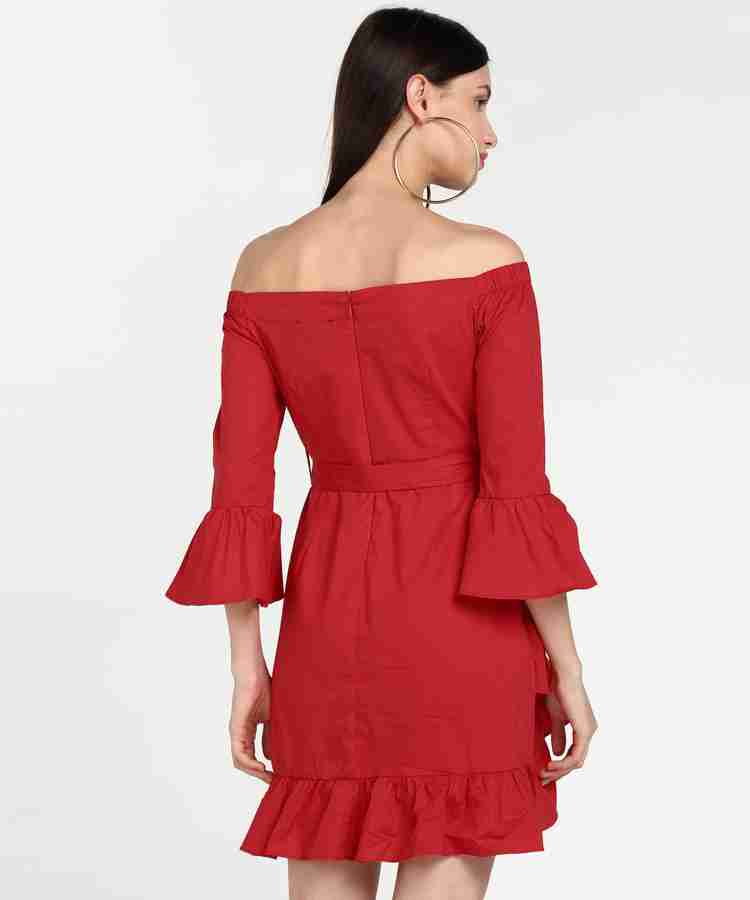 FOREVER 21 Women Layered Red Dress Buy FOREVER 21 Women Layered Red Dress Online at Best Prices in India Flipkart