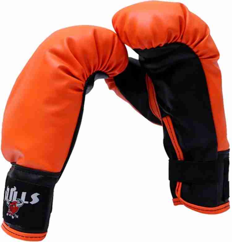 Orange boxing online gloves