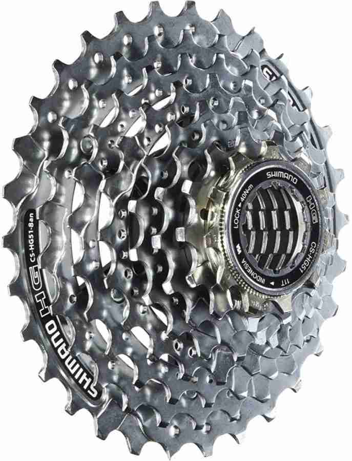 Shimano HG51 8 Speed Bike Cassette Price in India Buy Shimano