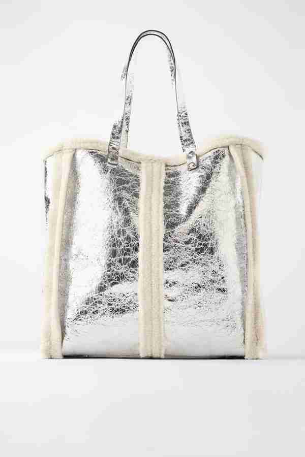 Zara grey bag hotsell