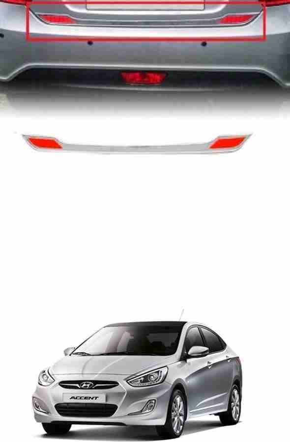 PRTEK Garnish Rear Trunk Dicky Chrome 014 Chrome Hyundai Accent