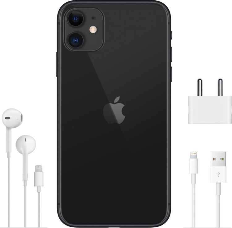 【中古】Apple iPhone 11 ブラック(128GB)、 iPhone 11 - 128GB ブラック SIMフリー｜iPhoneの中古は【セカハン