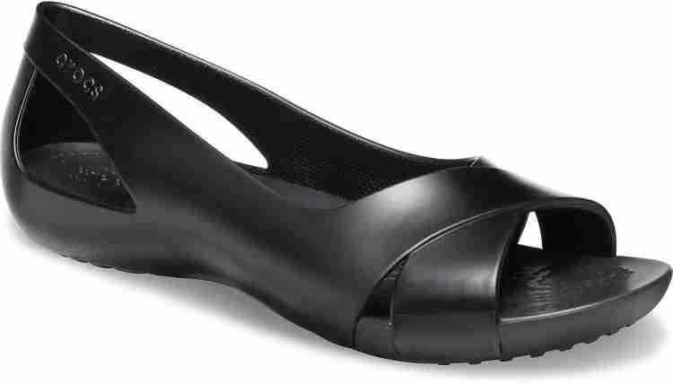 Crocs serena sandal hot sale black