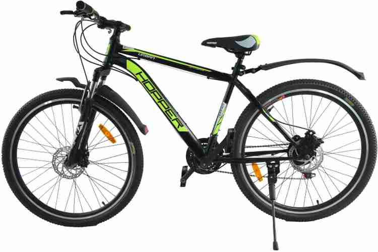 Mustang Hopper Bike For Adults Black Green 27.5 T Mountain Cycle Price in India Buy Mustang Hopper Bike For Adults Black Green 27.5 T Mountain Cycle online at Flipkart