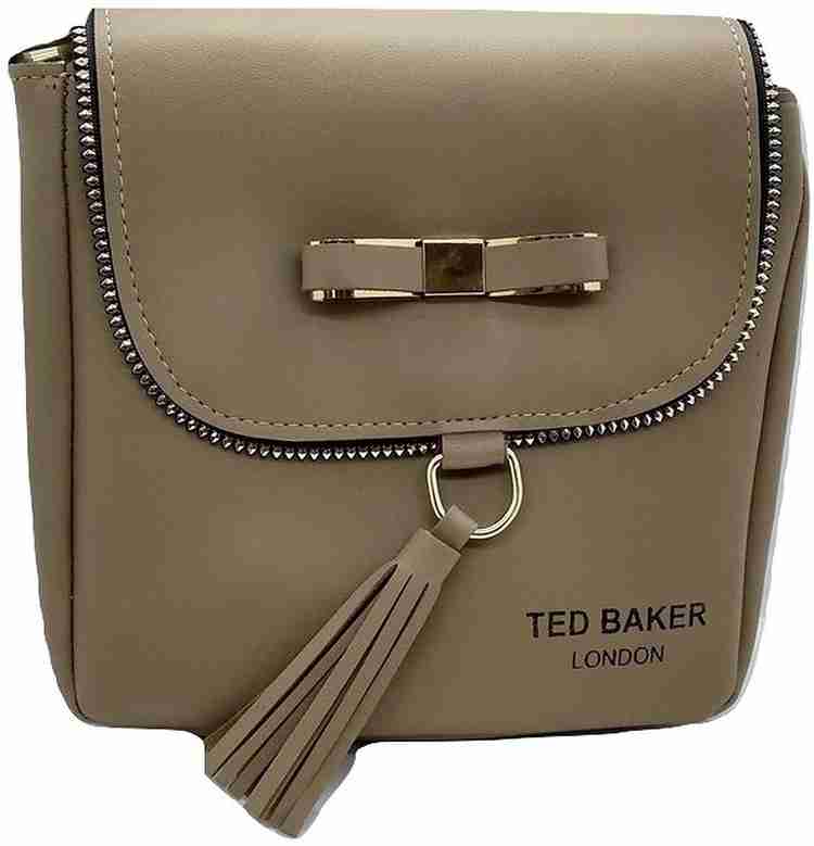 TED BAKER LONDON Beige Sling Bag beige sling bag for girls black