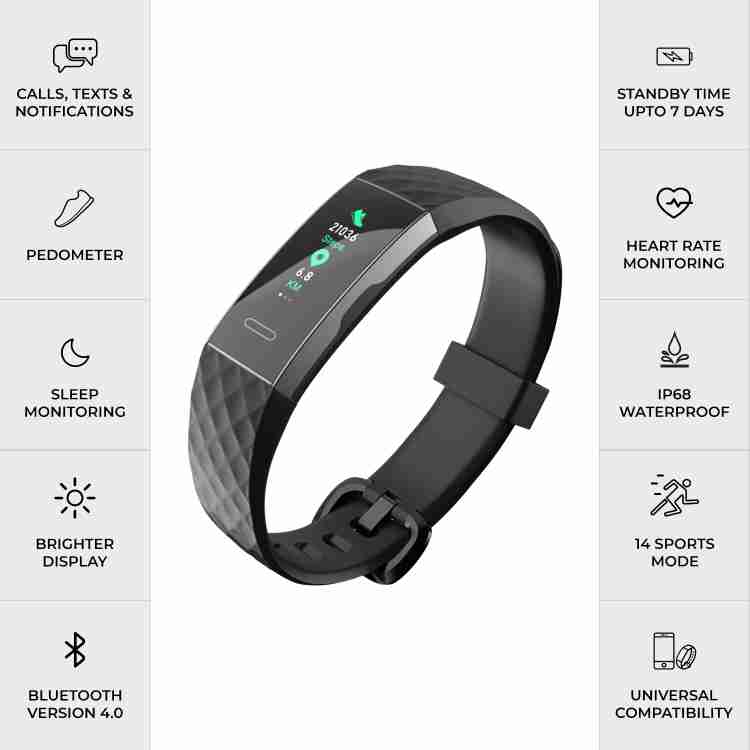 Noise Colorfit 2 Fitness Band Midnight Black Price in India