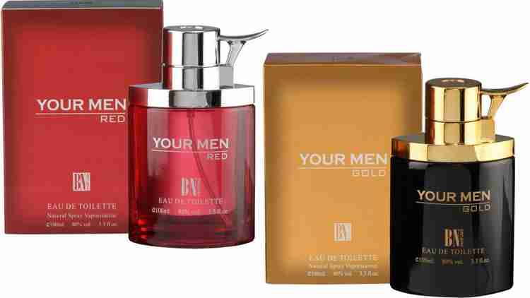 Buy BN PARFUMS YOUR MEN RED YOUR MEN GOLD Perfume pack of 2