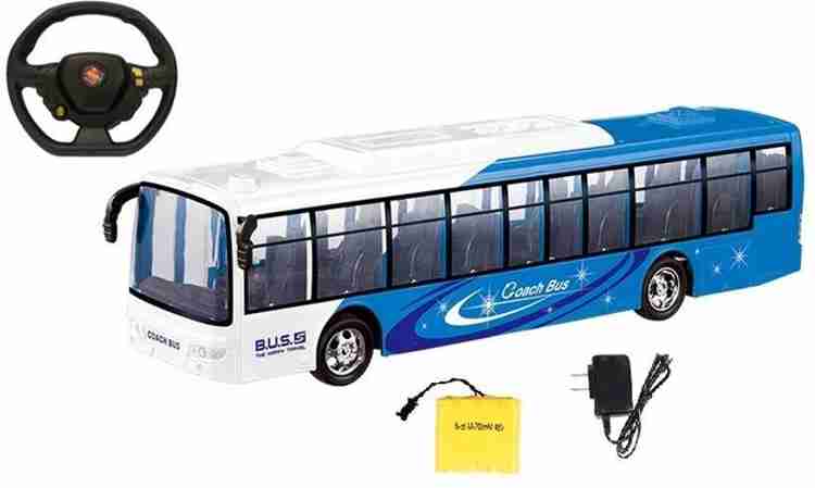 IndusBay RC Remote Control Bus Toy 4 Channel Big Size R C City