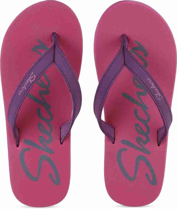 Skechers slippers online womens purple