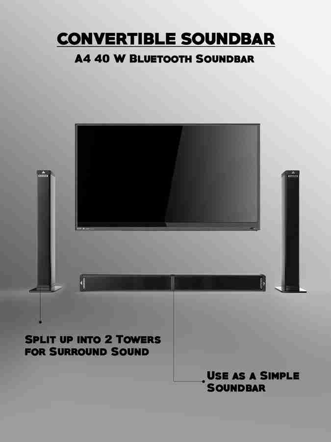 Boult audio bassbar a4 40 w bluetooth soundbar on sale