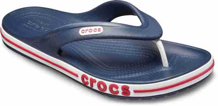 Crocs navy blue flip flops on sale