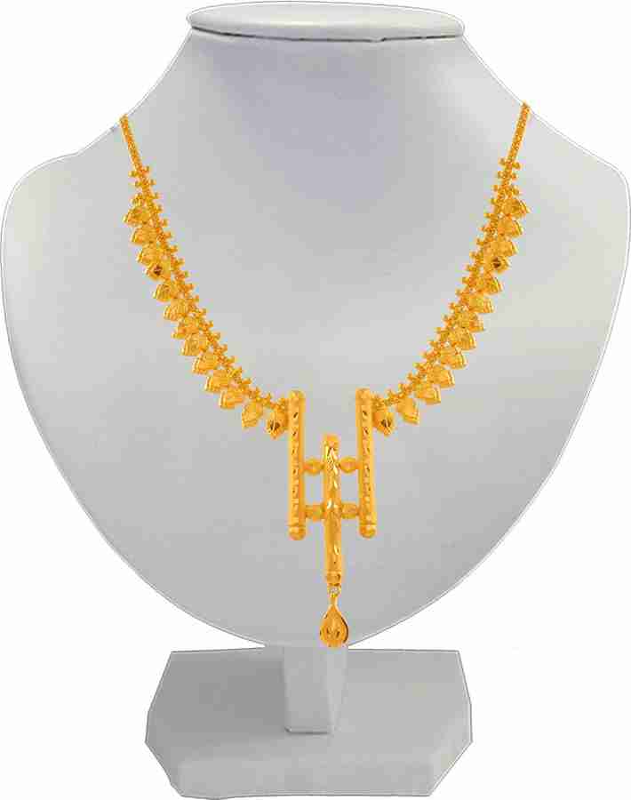 PC Chandra Jewellers GLN 701 Choker Yellow Gold Precious Necklace Price in India Buy PC Chandra Jewellers GLN 701 Choker Yellow Gold Precious Necklace online at Flipkart