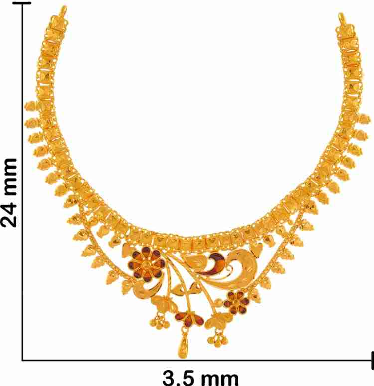 Pc chandra light store weight necklace with price