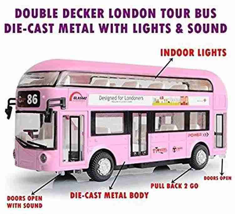 Pink 2025 toy bus