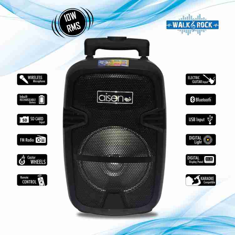 AISEN Walk And Rock A01UKB610Multi Media Speaker 60 W Bluetooth Home Theatre