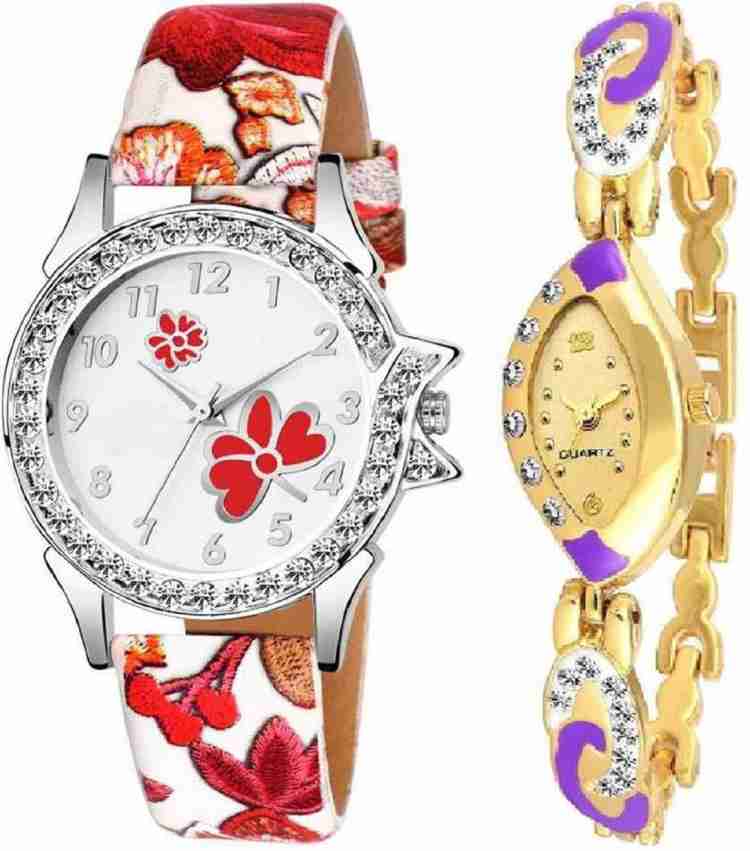 FORVI BEAUTIFUL LOOK Analog Watch For Girls Buy FORVI BEAUTIFUL LOOK Analog Watch For Girls buy one get one free watch GIRL Online at Best Prices in India Flipkart