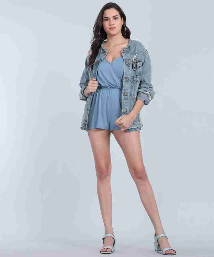 FOREVER 21 Women Blue Romper Buy FOREVER 21 Women Blue Romper Online at Best Prices in India Flipkart
