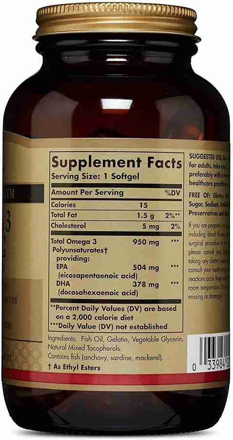 Omega 3 950 mg epa & dha top