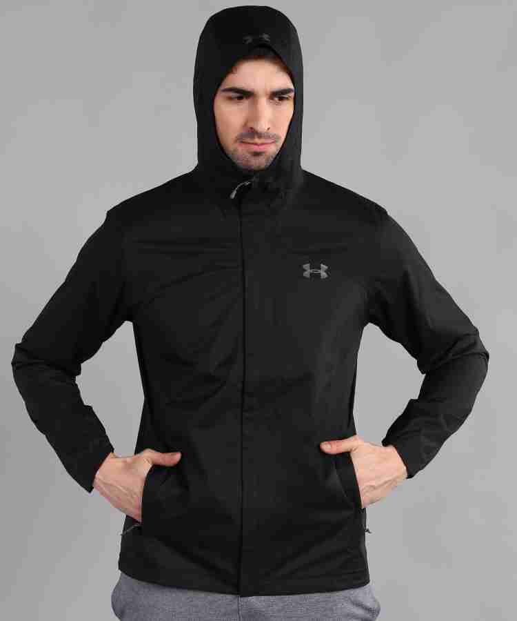 Mens black sale under armour jacket