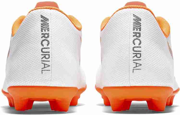 Orange and cheap white cleats