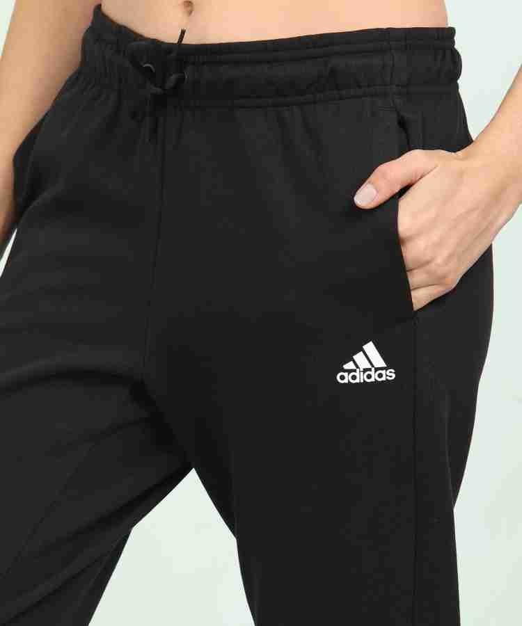 ADIDAS Solid Women Black Track Pants - Buy ADIDAS Solid Women