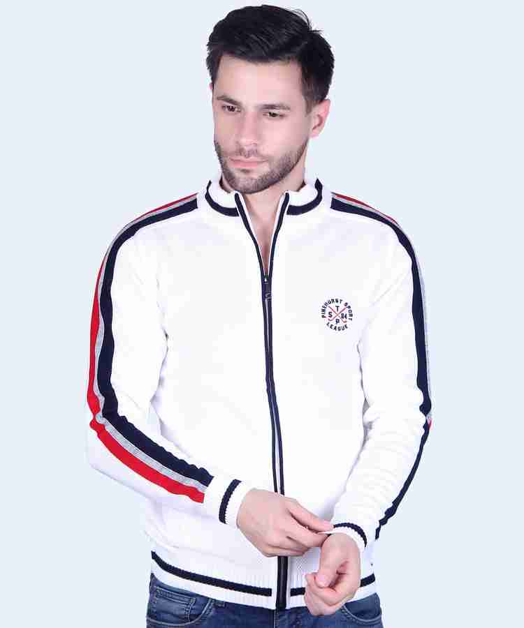 White sports sweater hot sale
