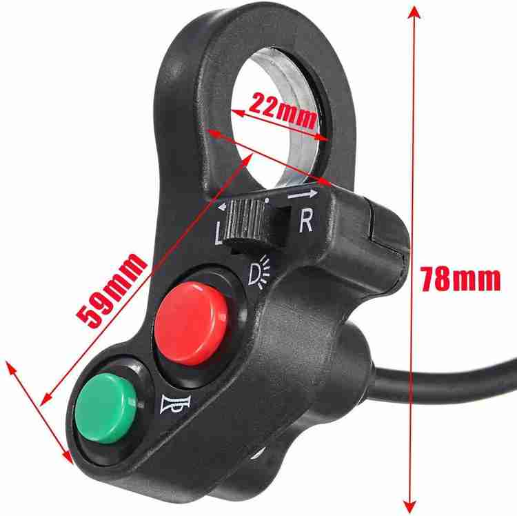 Handlebar light horn hotsell