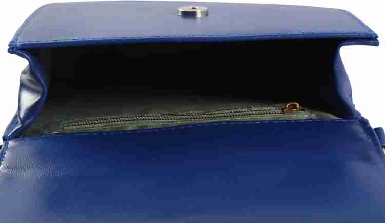 Haqeeba Blue Sling Bag Royal Blue Leatherette Material Sling Bags For Women Royal Blue Price in India Flipkart