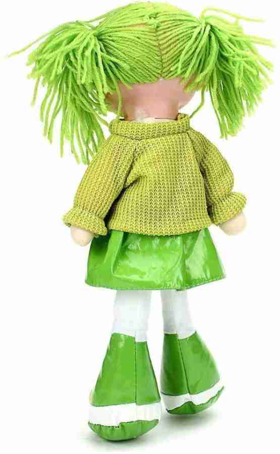 Green store hair doll