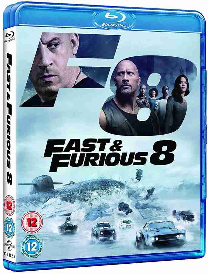 Fast Furious 8 Fate of the Furious Blu ray Digital Download Region Free Fully Packaged Import Price in India Buy Fast Furious 8 Fate of the Furious Blu ray