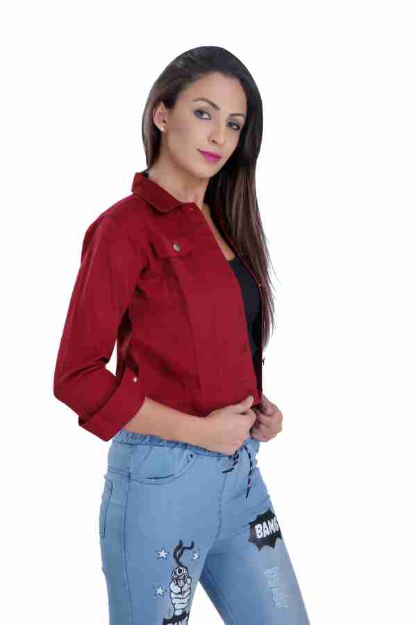 Future Fashion 3 4th Sleeve Solid Women Denim Jacket Buy Future Fashion 3 4th Sleeve Solid Women Denim Jacket Online at Best Prices in India Flipkart