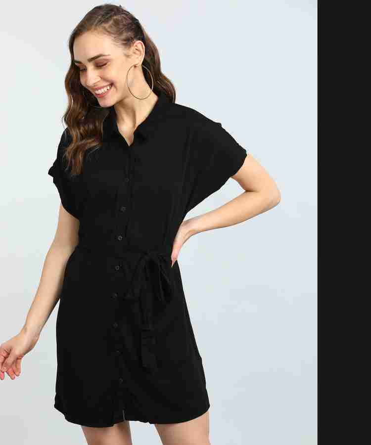 FOREVER 21 Women Shirt Black Dress Buy FOREVER 21 Women Shirt Black Dress Online at Best Prices in India Flipkart