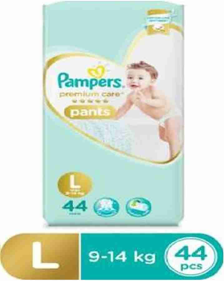 Pampers Premium Care L Size 9 14 Kg 44 Diaper Pants Flipkart