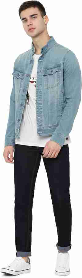 Allen solly denim jacket sale