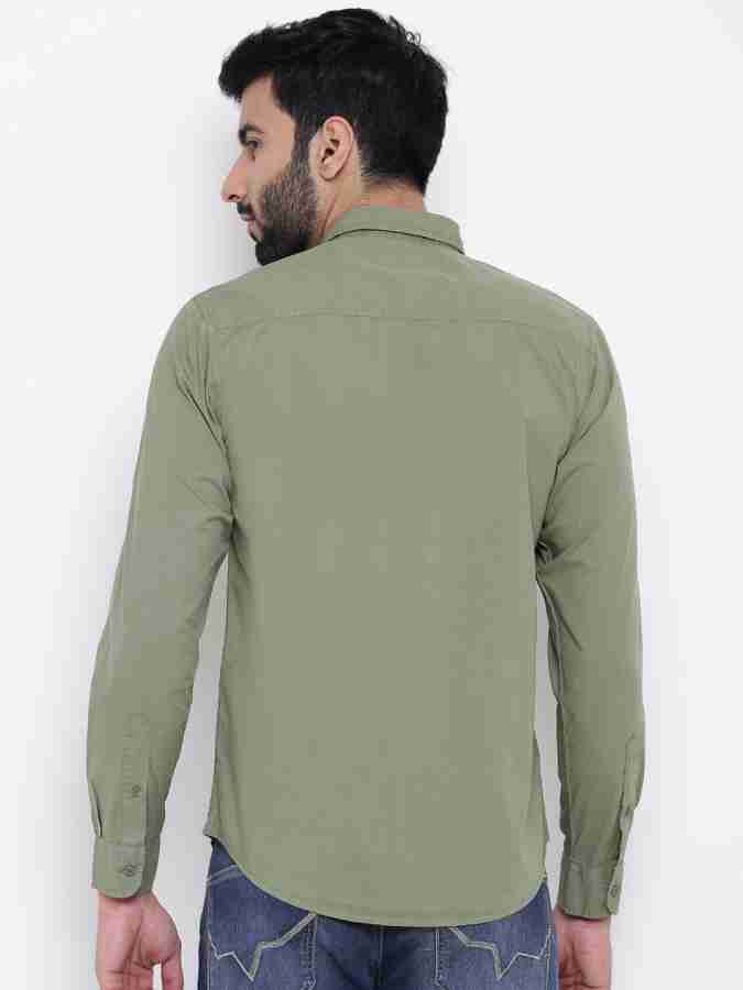 Pepe jeans clearance olive green shirt