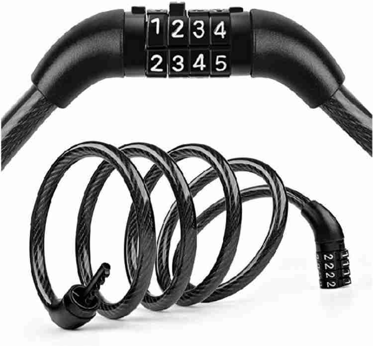 Mobfest 4 Digit Combination Password Cycle Bike Lock Safety Security Lock Cycle Lock