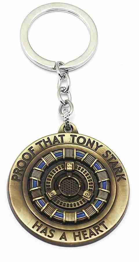 Iron man heart keychain sale