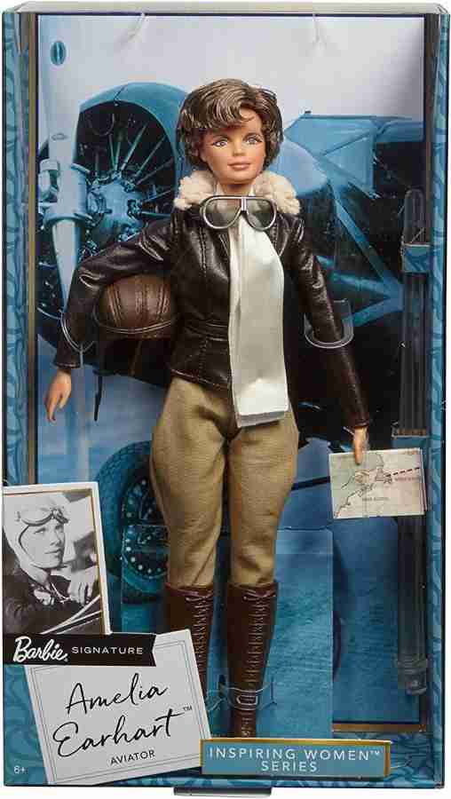 Barbie inspiring women amelia sales earhart doll